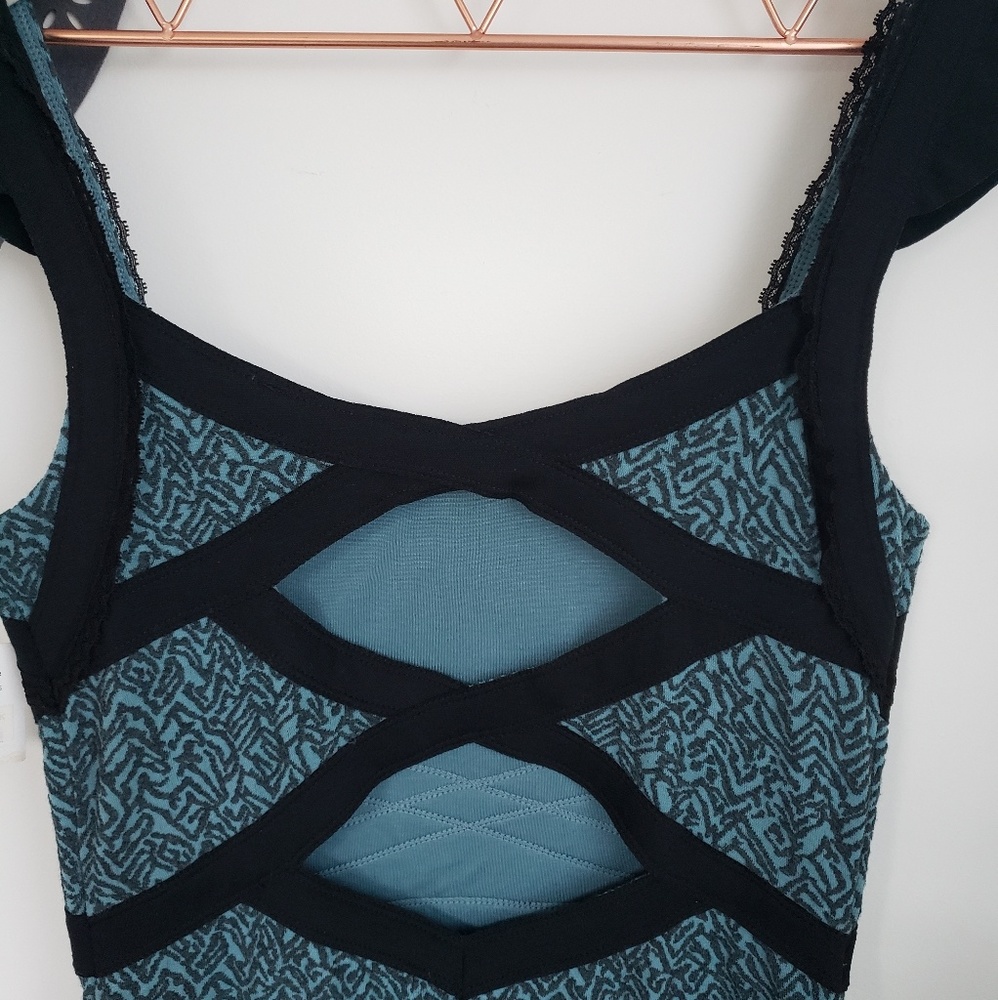 Free People, Pacific Blue Cross My Heart Dress, M - Picture 7 of 8